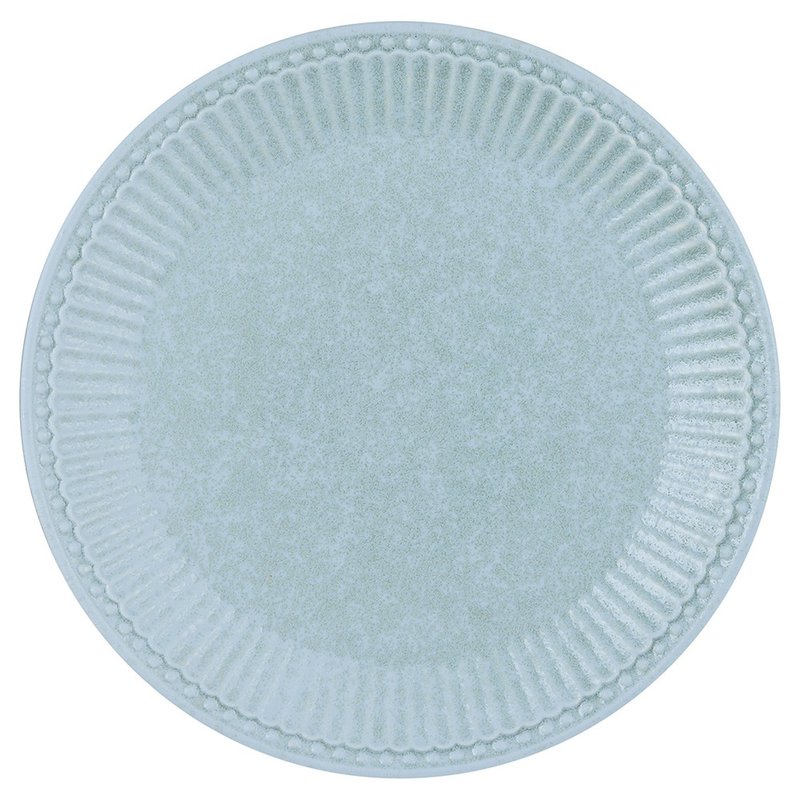 【新品】丹麦GreenGate Alice ice blue 餐盘23cm - 盘子/餐盘/盘架 - 陶 蓝色