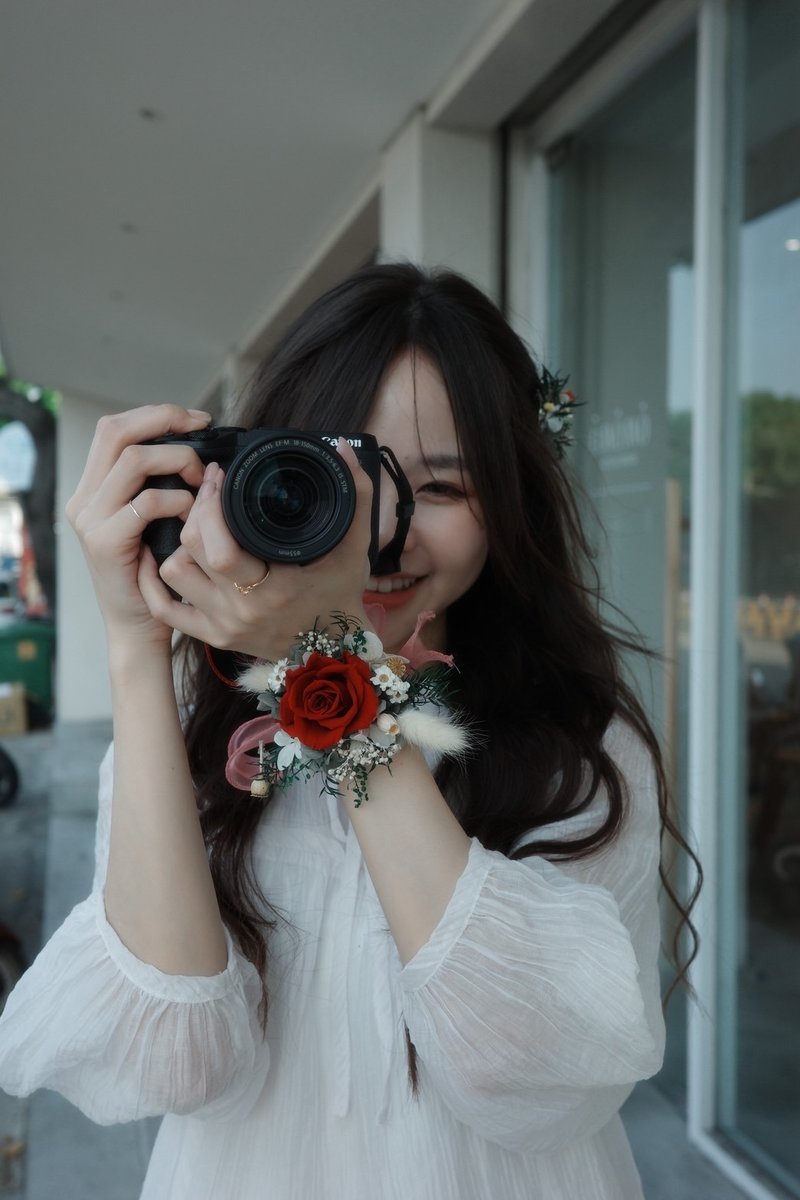 永生手腕花/铜制手镯 - 胸花/手腕花 - 植物．花 