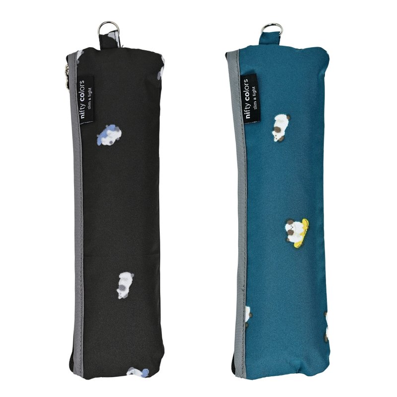 滑板狗迷你伞连拉链袋 (黑/ 绿色) - 雨伞/雨衣 - 防水材质 