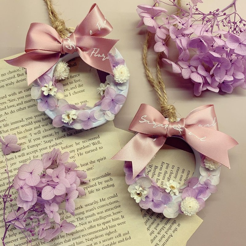 干燥花香氛石 - 香薰/精油/线香 - 其他材质 粉红色