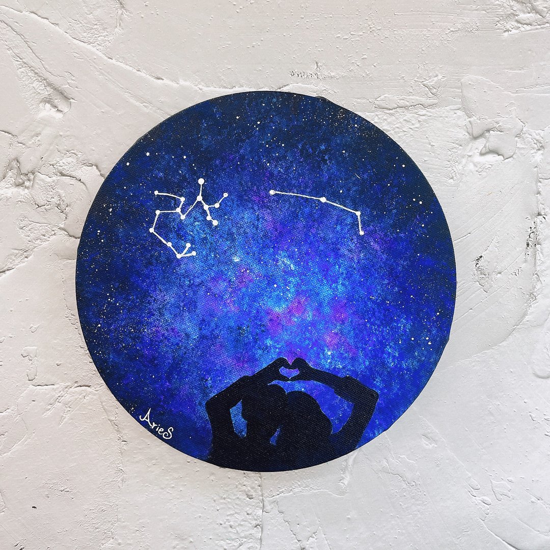 星象人物剪影绘画课程 无绘画基础可学 体验课程 特别礼物 - 插画/绘画/写字 - 棉 