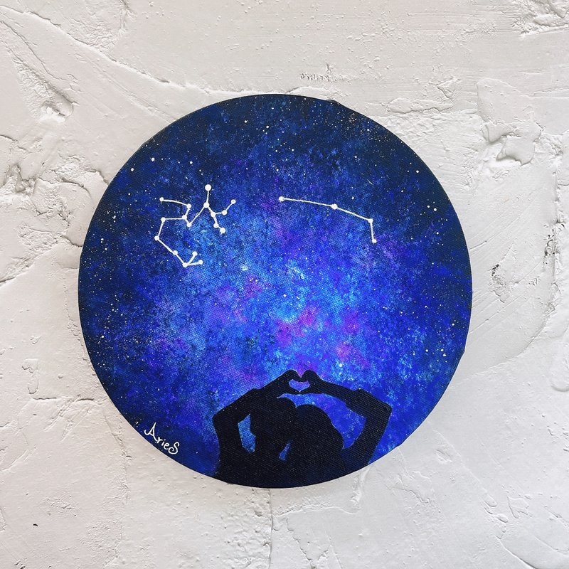 星象人物剪影绘画课程 无绘画基础可学 体验课程 特别礼物 - 插画/绘画/写字 - 棉．麻 