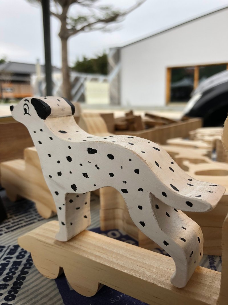 大麦町-彩绘积木DIY材料包 - 插画/绘画/写字 - 木头 咖啡色