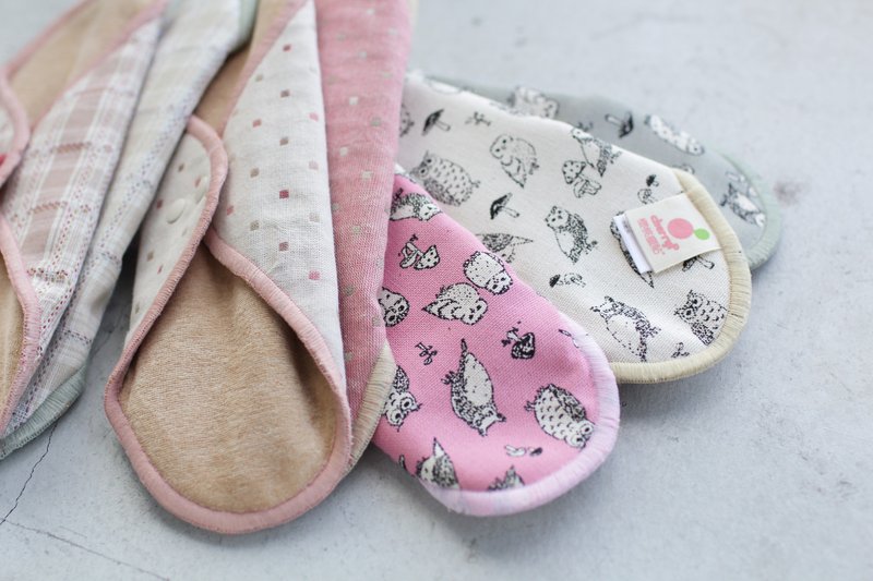 4件组护垫及日用 16cm~28cm 樱桃蜜贴 彩棉布卫生棉 - 生理用品 - 棉．麻 多色