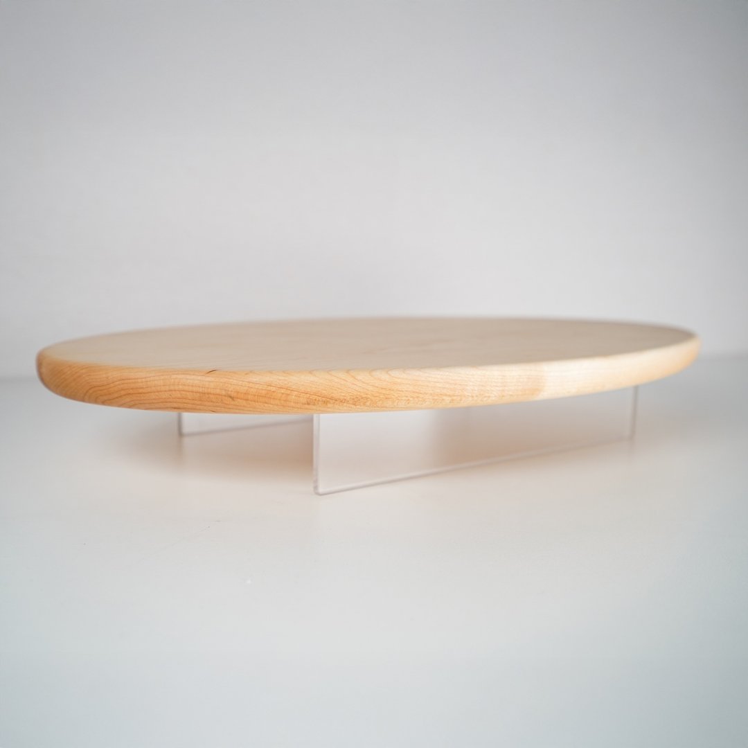美国Fifty9 Design New York 弧型枫木茶点盘 - 盘子/餐盘/盘架 - 木头 卡其色
