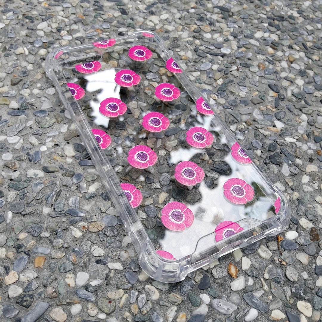‘罂粟花手机壳’Iphone 6，6s现货 / Iphone各种型号订制（防摔保护） - 手机壳/手机套 - 其他材质 粉红色