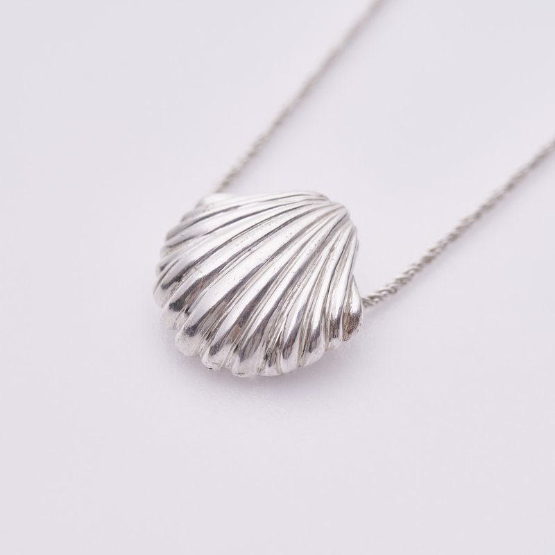 贝壳Y字链 Y-Type shell necklace - 项链 - 纯银 