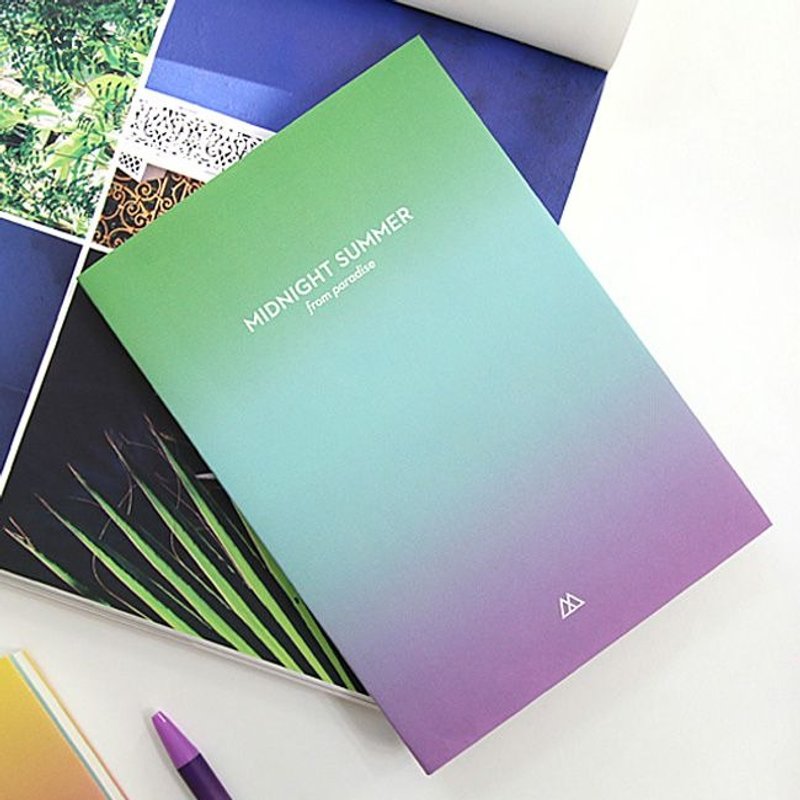 Second Mansion 仲夏之夜渐层万年历周志V2-06 海洋湛蓝,PLD60900 - 笔记本/手帐 - 纸 绿色