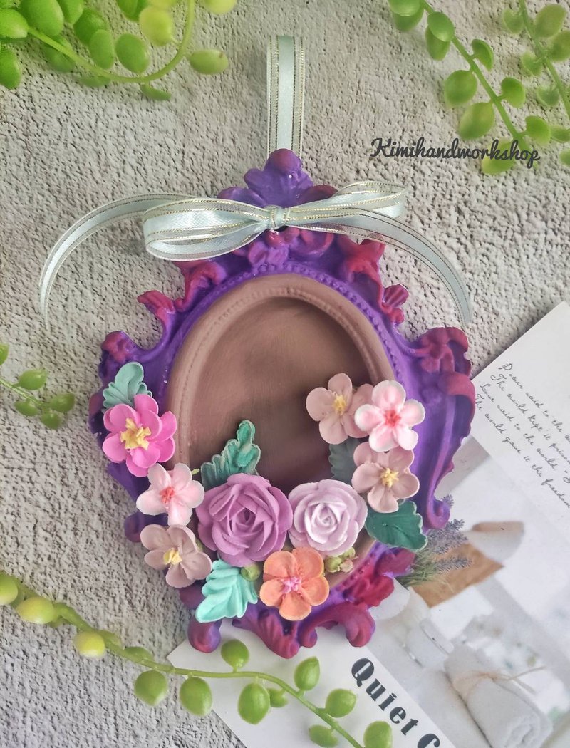 DIY材料包/奶油土挤花复古香砖~石膏彩绘/奶油土挤花 - 其他 - 水泥 