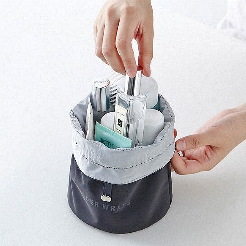 韩国ithinkso 圆桶旅游包 UNDER WRAPS POUCH (M) 旅游 开口式 束口袋 - 化妆包/杂物包 - 聚酯纤维 