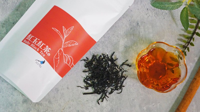 日月潭红玉红茶 50克 肉桂与薄荷味 台茶18号 - 茶 - 新鲜食材 红色