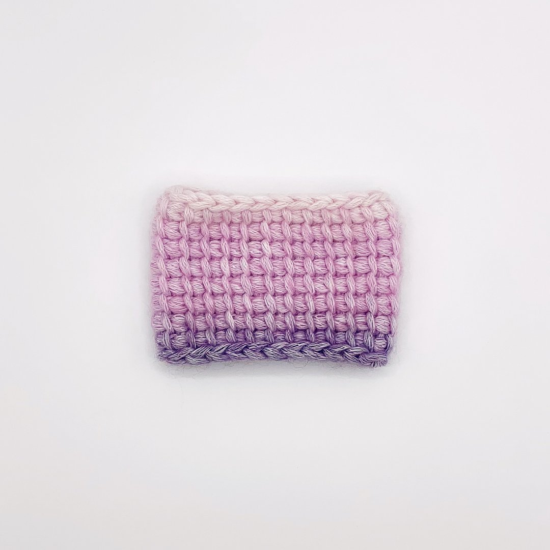 Slimy yarn cup sleeve - violet gradient - 其他 - 聚酯纤维 紫色