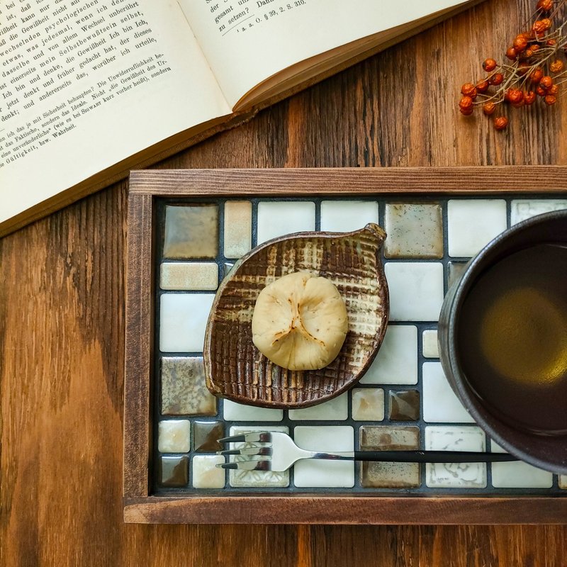瓷砖托盘 - 托盘/砧板 - 瓷 咖啡色