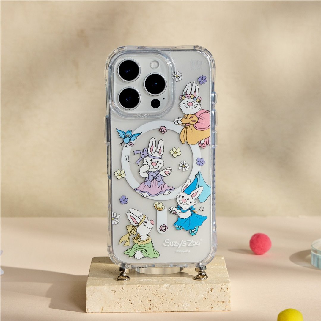 Suzy's Zoo魔法花园冰川抗黄防摔MagSafe iPhone绳挂手机壳 - 手机壳/手机套 - 塑料 多色