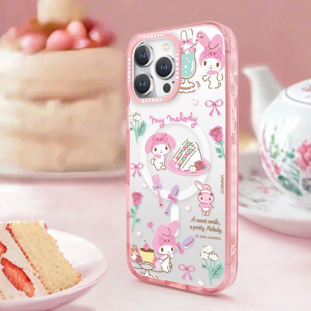 GARMMA My Melody iPhone 16系列 磁吸款保护壳 午茶时光 - 手机壳/手机套 - 塑料 