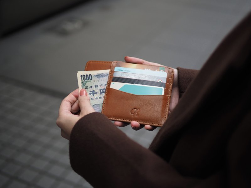 Mars (Caramel) Passport holder, Multi-function case for travel - 其他 - 真皮 咖啡色