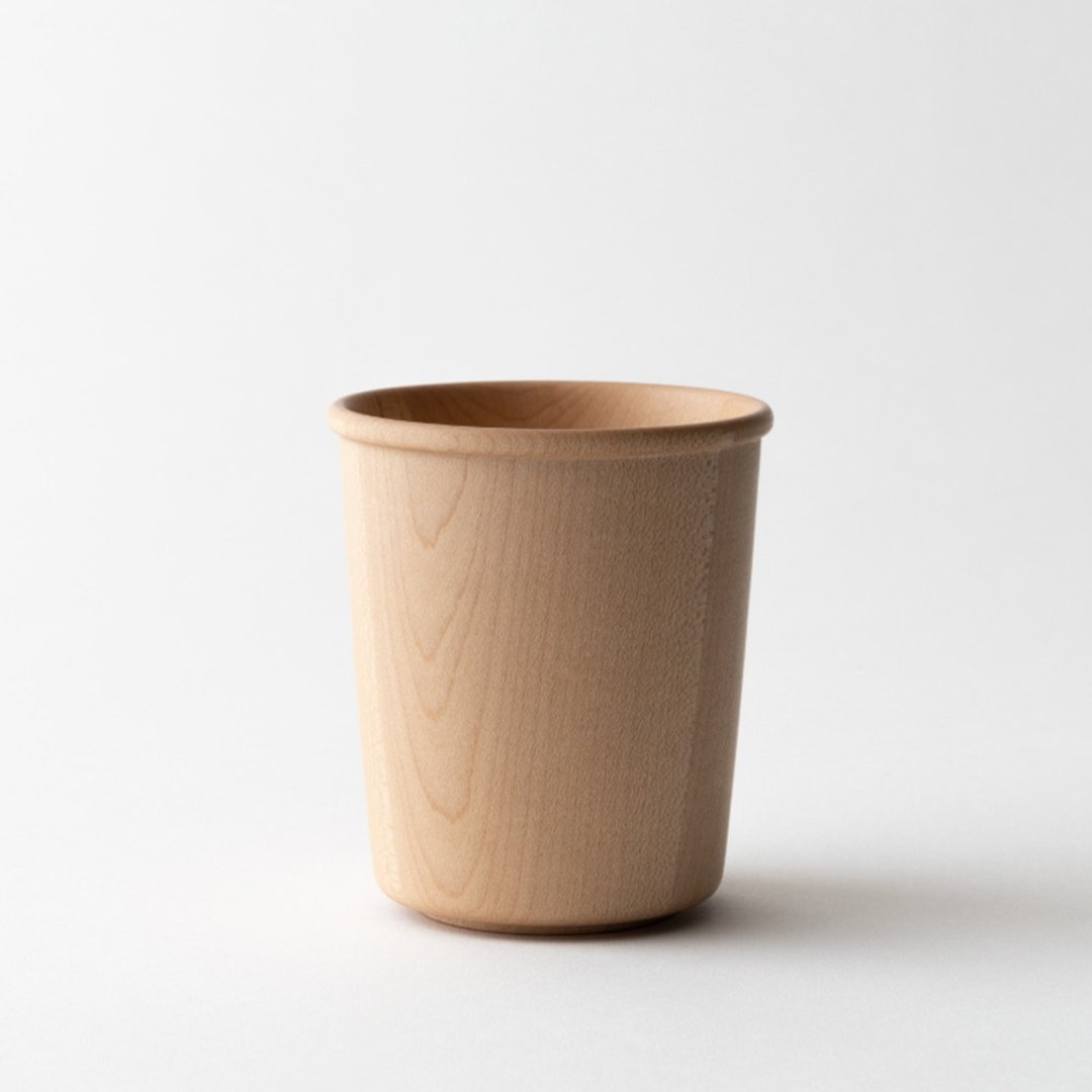 Taffeta  枫木宽口杯 L - 茶具/茶杯 - 木头 卡其色