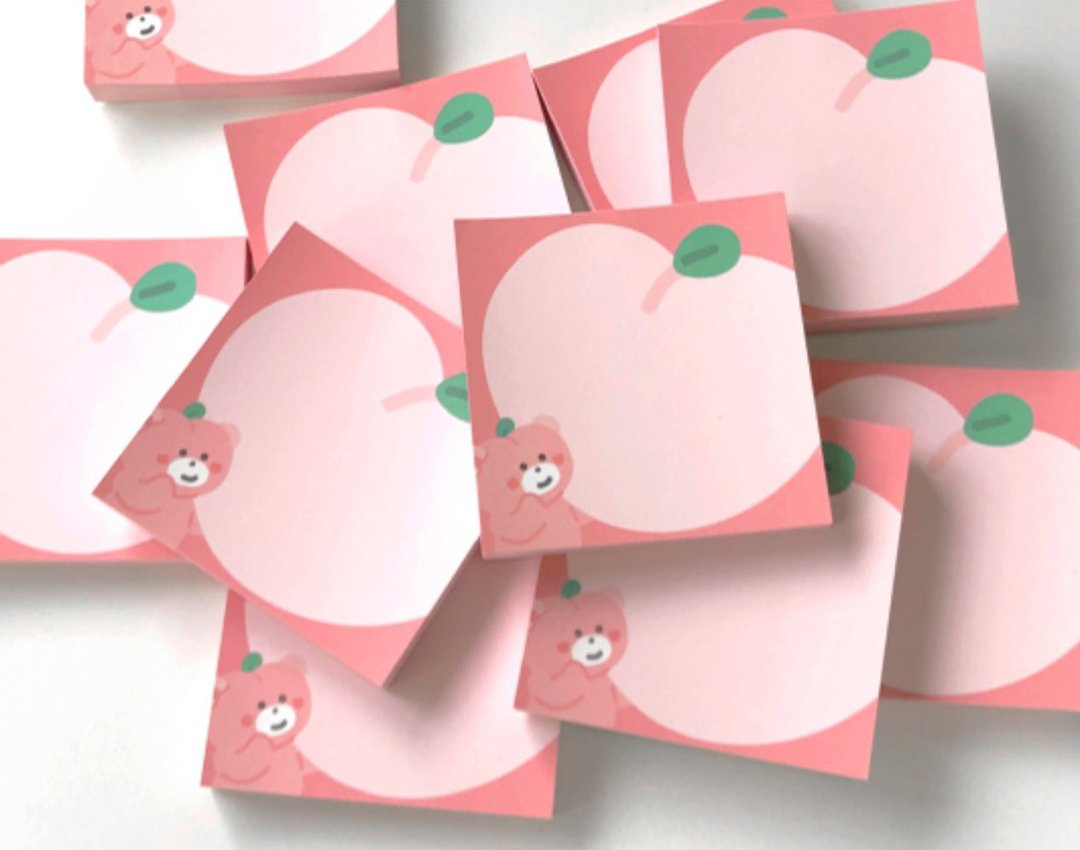 BEBE PEACH 便条纸 / memo 纸 / 手帐素材 - 便条纸/标签贴 - 纸 