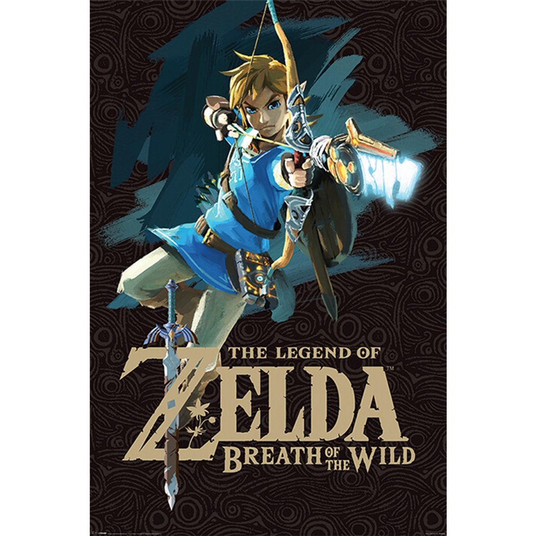 【任天堂】萨尔达传说 旷野之息海报/ ZELDA BREATH OF THE WILD - 海报/装饰画/版画 - 纸 多色