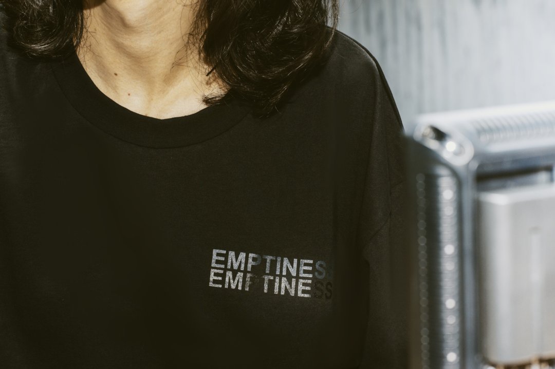 220gsm全有机棉 Emptiness Tee - 男装上衣/T 恤 - 棉 黑色