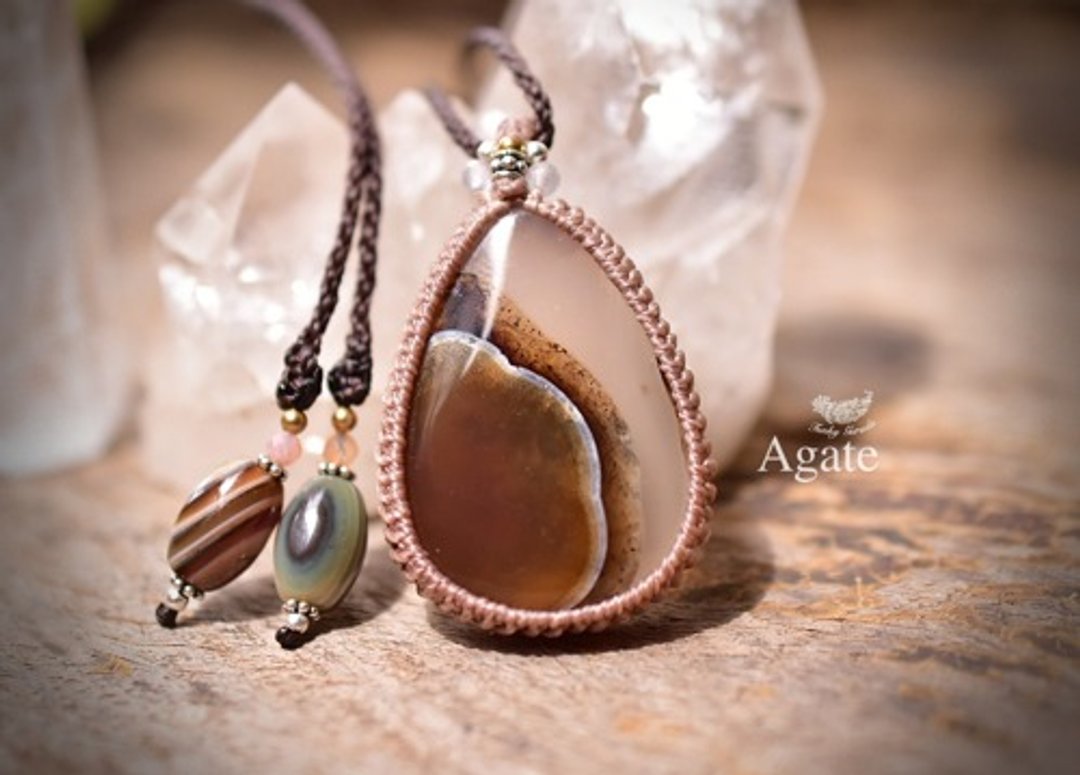 大地气息★玛瑙编绳项链 733 - 项链 - 宝石 