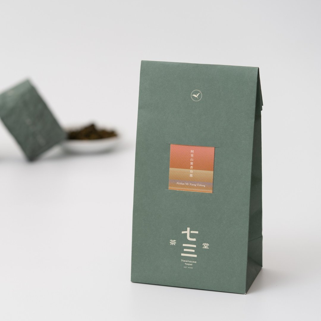 七三茶堂 精品原叶丨阿里山蜜香乌龙 150g–生活袋 - 茶 - 纸 绿色