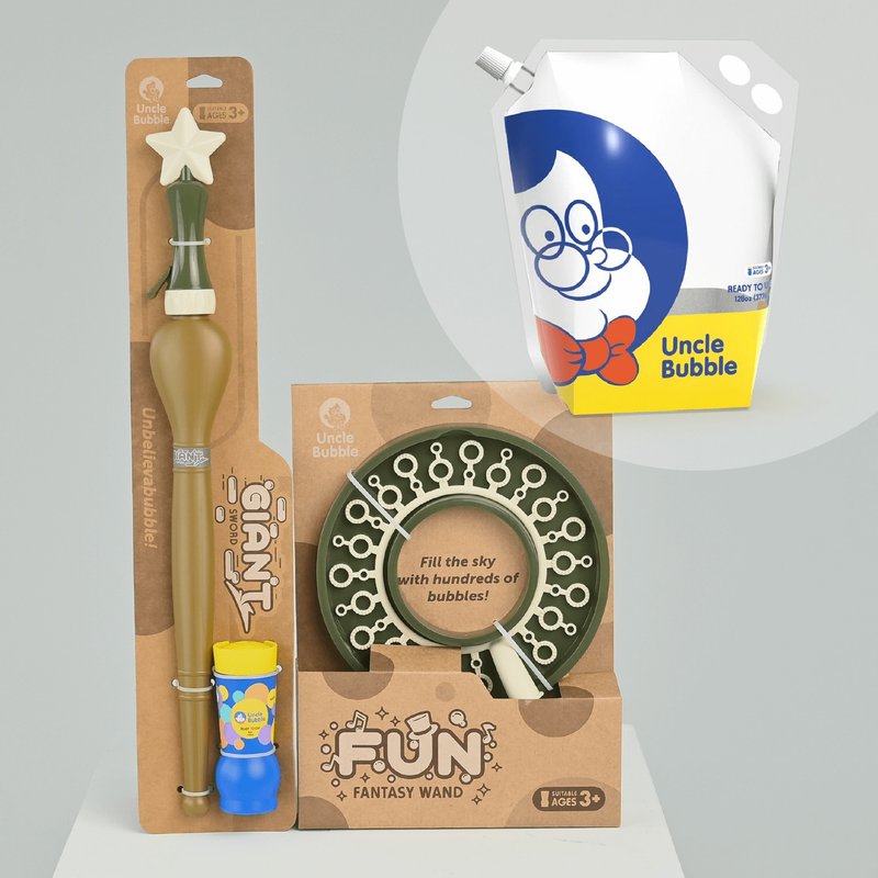 小青山 x Uncle Bubble 泡泡 Pro套组-藇绿森林色 - 桌游/玩具 - 其他材质 多色