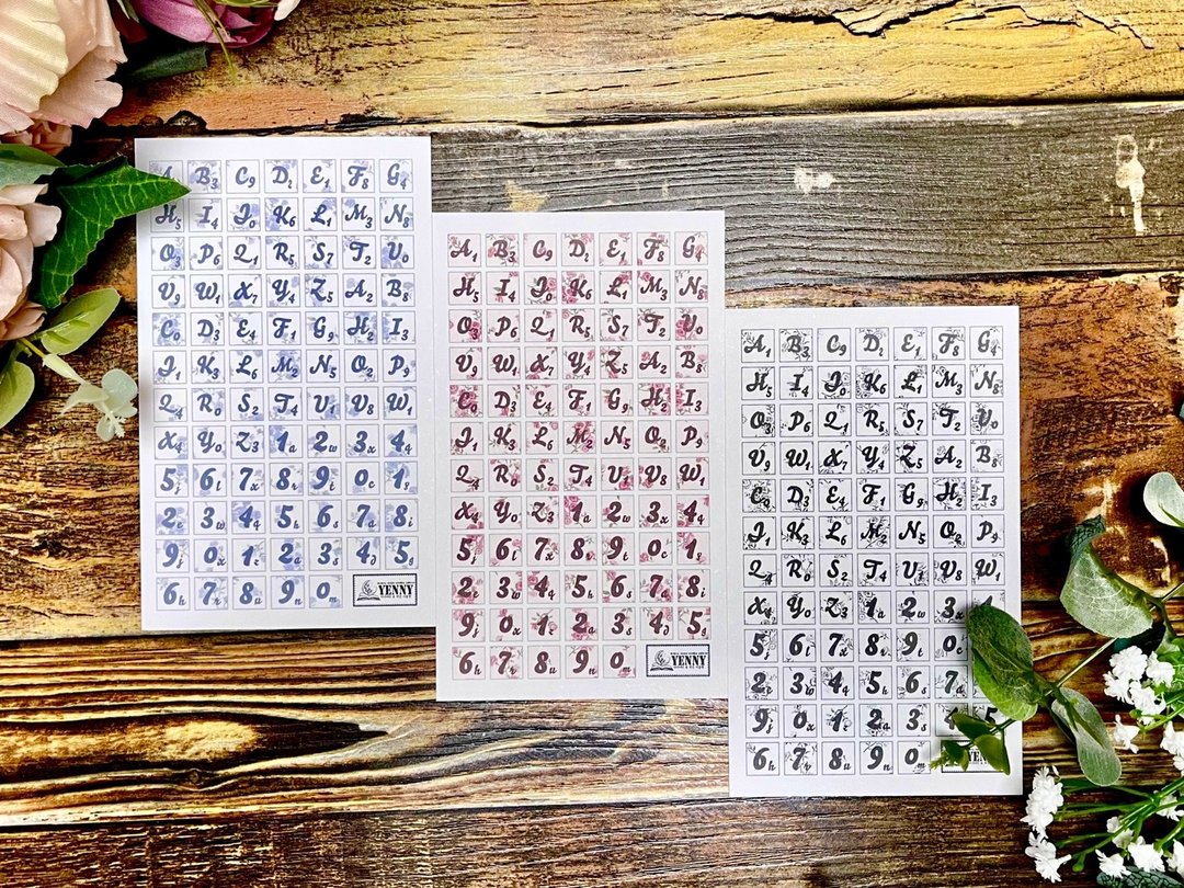 (特种纸5张全包)字母游戏3种 - 贴纸 - 纸 多色
