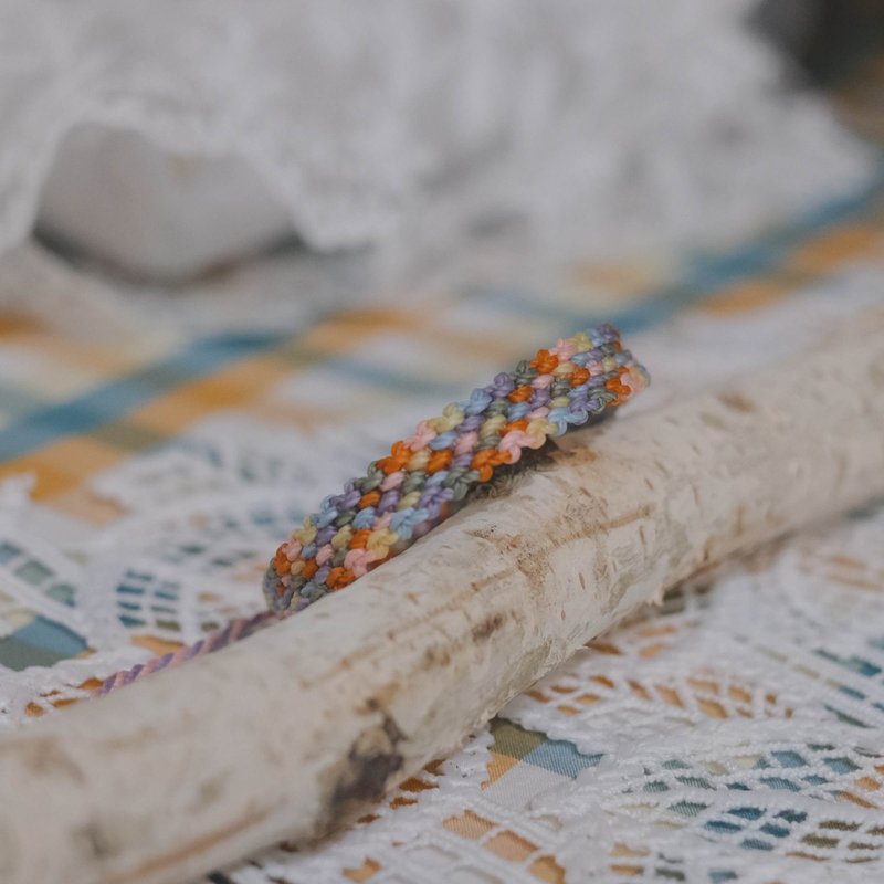 == 编织手环✕防水南美蜡线== 【马赛克】! cross jie - 手链/手环 - 蜡 