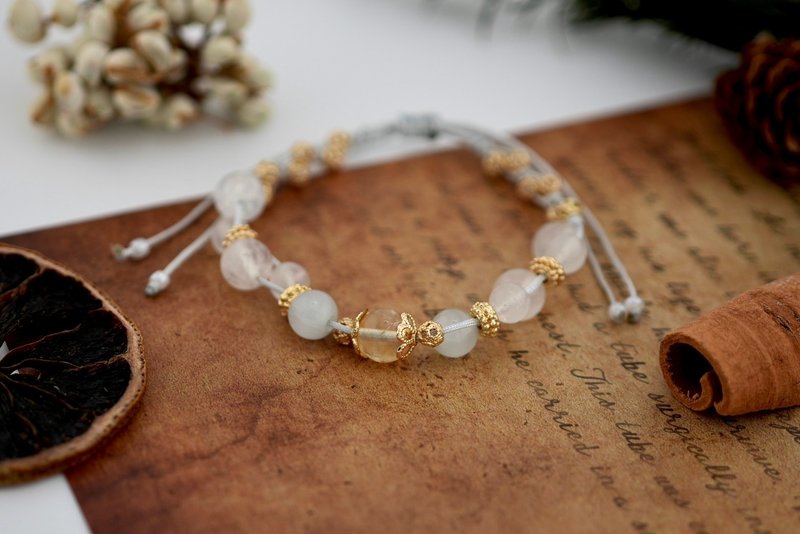 【体验季优惠】一人成团/编织水晶手链/闺蜜手链/手作(初阶) - 编织/羊毛毡/布艺 - 水晶 