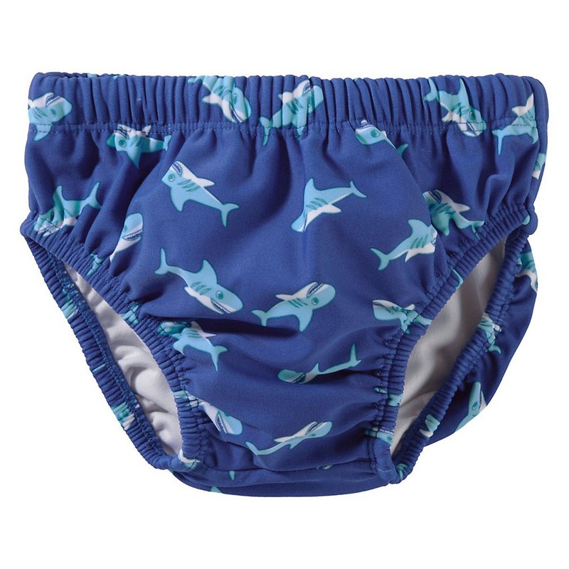 德国Playshoes 抗UV防晒婴儿游泳尿布裤-鲨鱼 - 泳衣/游泳用品 - 尼龙 蓝色