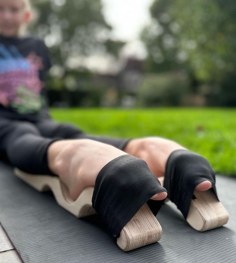 脚担架, 芭蕾舞者礼物, 健身器材, 芭蕾脚担架 - 运动配件 - 木头 透明