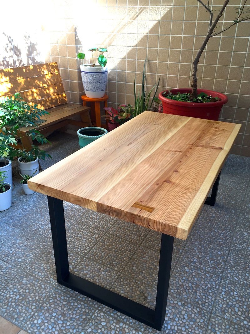 日本杉木餐桌 - 其他家具 - 木头 咖啡色