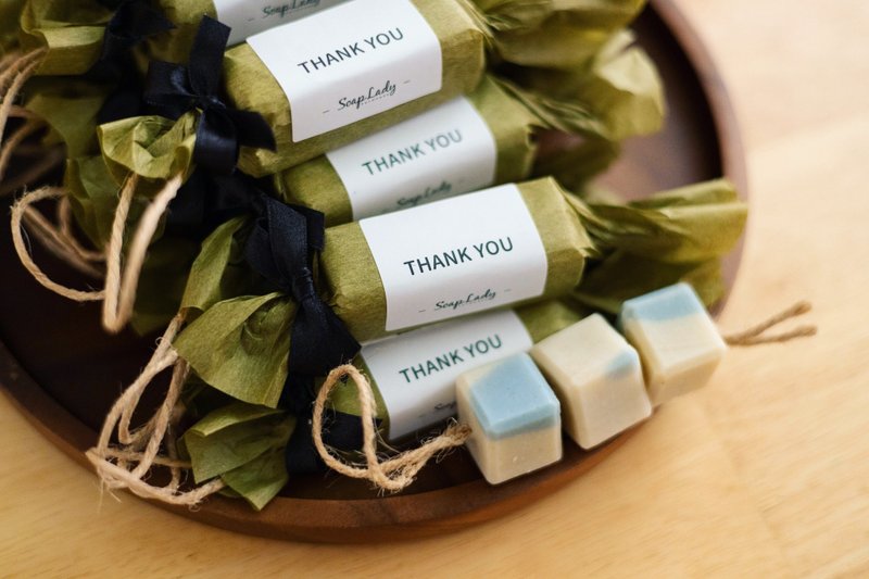 草本润泽洗手串二份 天然精油 婚礼伴手礼 - 肥皂/手工皂 - 其他材质 绿色