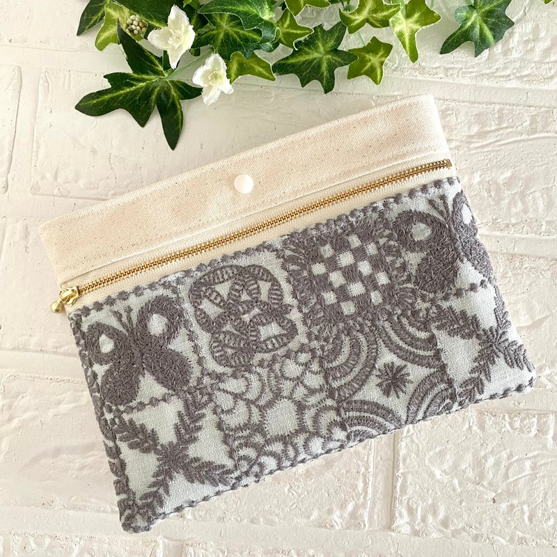 Mina Perhonen 袋 minaperhonen - 化妆包/杂物包 - 棉．麻 