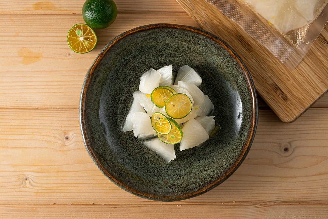【开胃良品】柚香水晶萝卜 手工即食料理 现成小菜 冷冻料理包 - 料理包 - 环保材料 白色