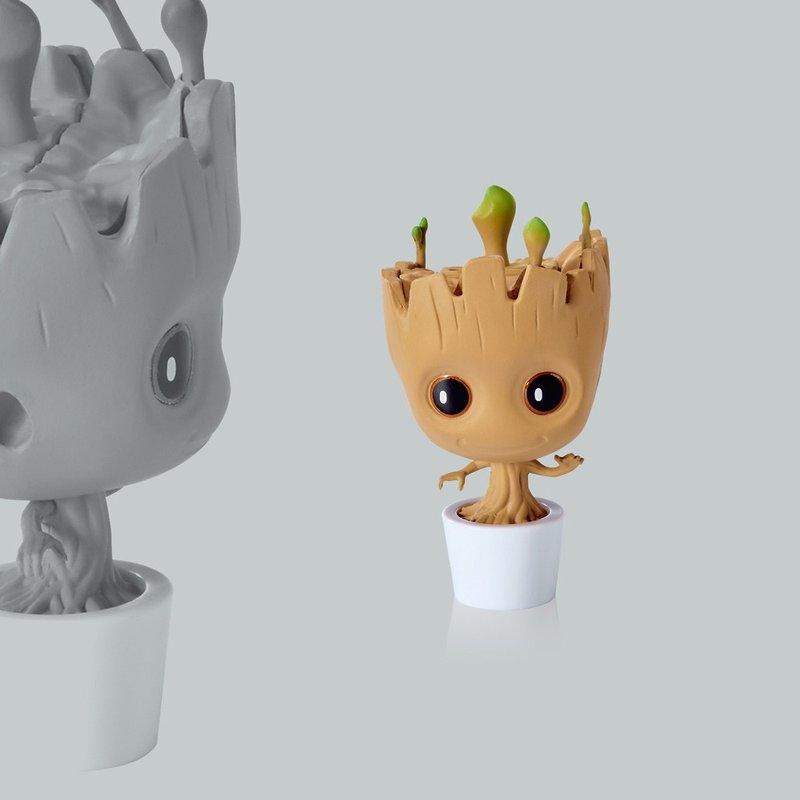 InfoThink 星际异攻队 - GROOT系列造型随身碟8GB - U盘 - 塑料 咖啡色