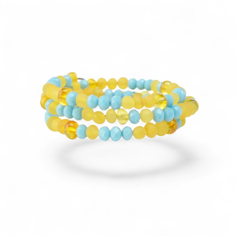 原石抛光琥珀手链  专为女性打造的永恒杰作 VV39 - 手链/手环 - 宝石 多色