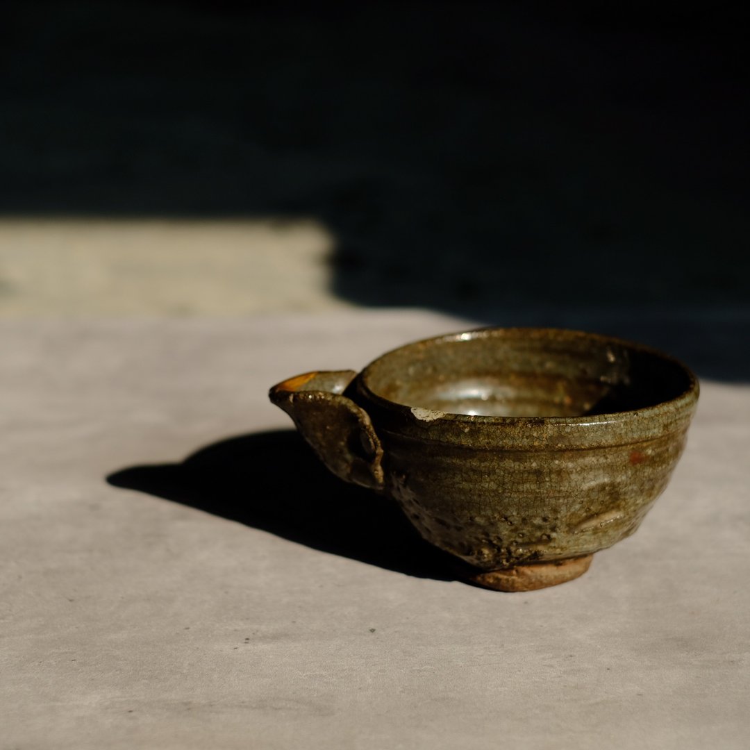 【日本古美术】古陶器 片口 茶海 茶盅 公道杯 - 茶具/茶杯 - 陶 
