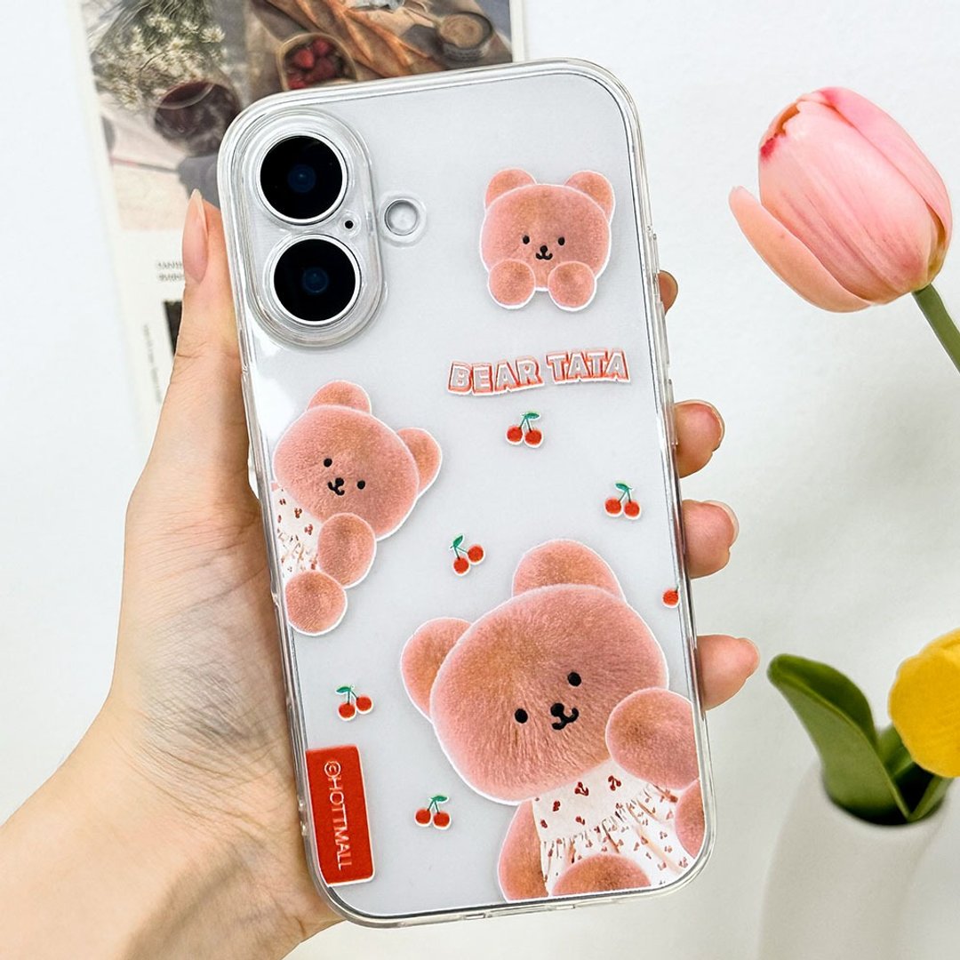 iPhone Galaxy Bear 防摔防刮透明手机壳 - 手机壳/手机套 - 塑料 多色