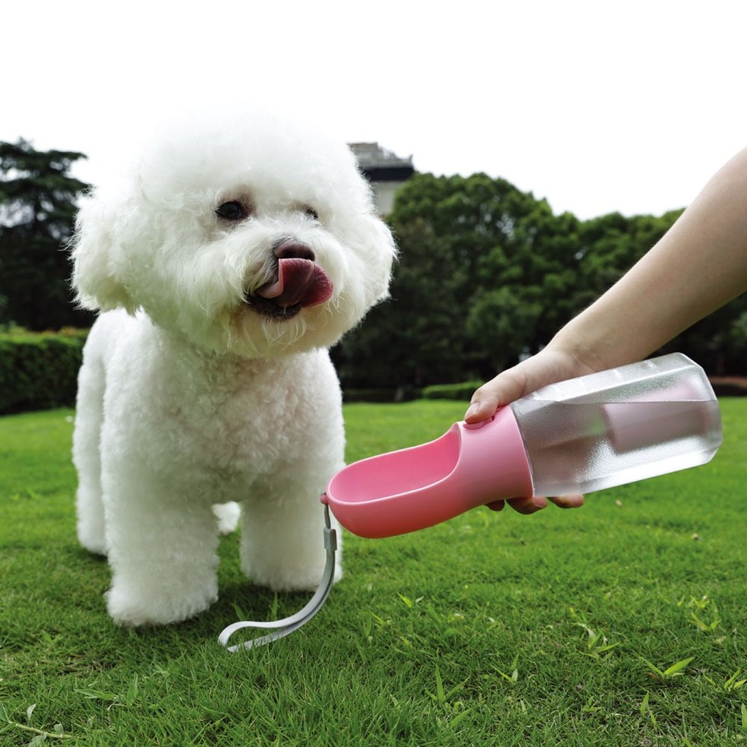 【MPETS】食品容器、水瓶、便便袋三合一! 犬用便携3合1水壶600ML - 其他 - 其他材质 多色