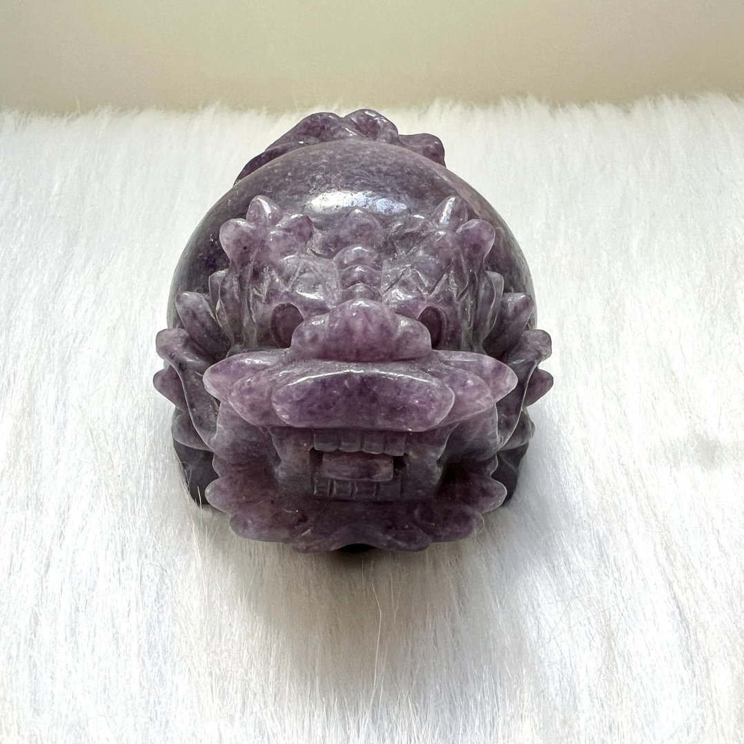紫云母龙龟 | 水晶 | 水晶龙龟 | 水晶摆件 - 摆饰 - 水晶 紫色