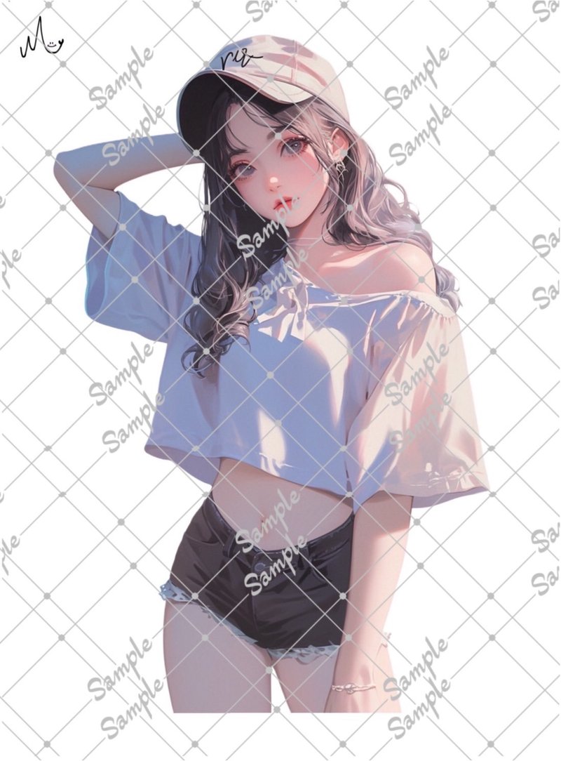 原创人物贴纸 - 贴纸 - 纸 