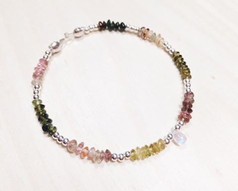 母亲节::MH纯银订制系列_快乐维他命（数量:1） - 手链/手环 - 宝石 绿色