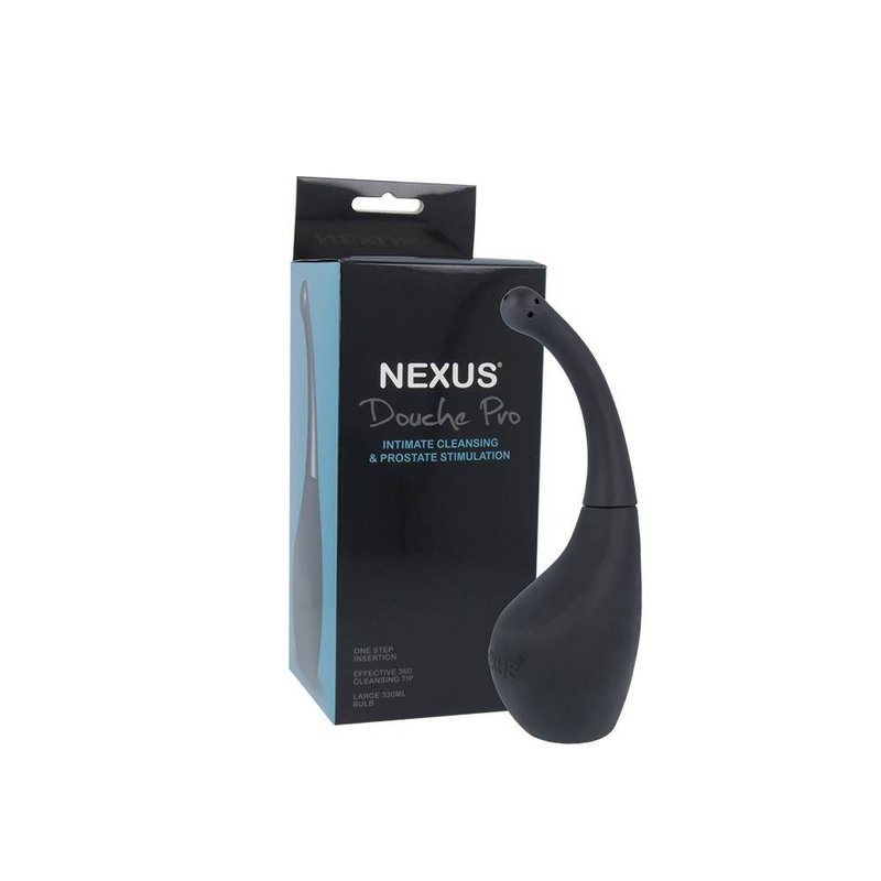 英国NEXUS Douche Pro 流线型后庭清洗器 可注入水量约330ML - 情趣用品 - 其他材质 黑色