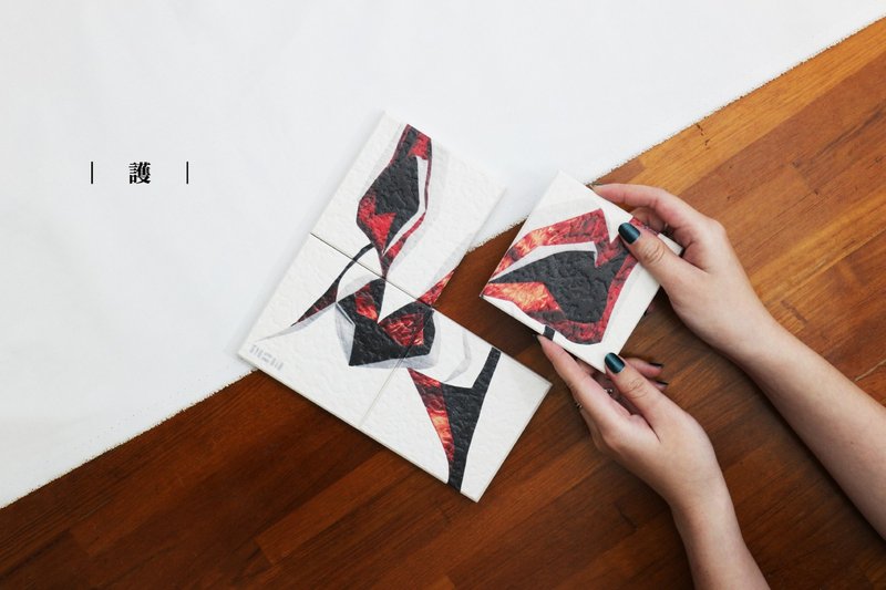 【MBM】MBMX王翊轩官将BOY系列_│护│杯垫礼盒组(一盒4入) - 杯垫 - 其他材质 