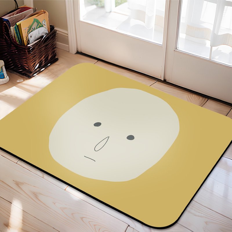 【rubber anne】20秒進階瞬吸 軟式珪藻土吸水地墊 窗花(60x40cm) - 地垫/地毯 - 其他材质 多色