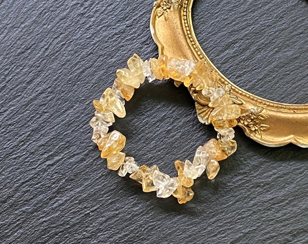黄水晶 白水晶 不定型简约手链 净化负能量 招财开运 定制化手链 - 手链/手环 - 水晶 多色