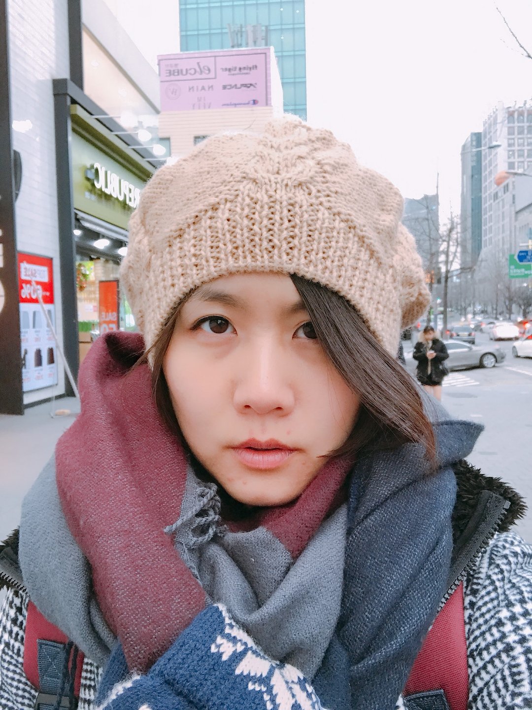 奶油卡其麻花贝蕾帽   请先来消息商拟 - 帽子 - 羊毛 卡其色