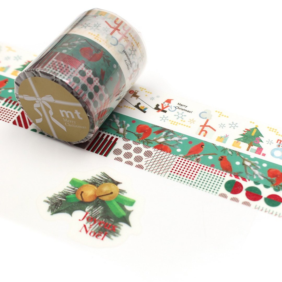 mt Christmas 圣诞和纸胶带 / 2022限定 A款 (MTCMAS128) - 纸胶带 - 纸 多色
